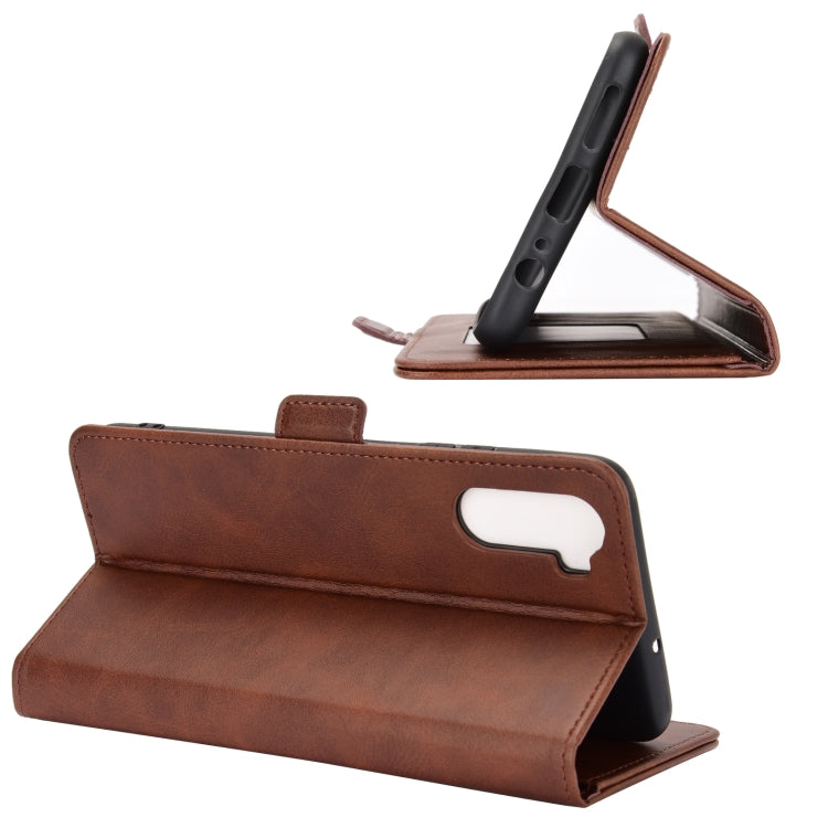 For Huawei Mate 40 lite/Maimang 9 Dual-side Magnetic Buckle Horizontal Flip Leather Case with Holder & Card Slots & Wallet