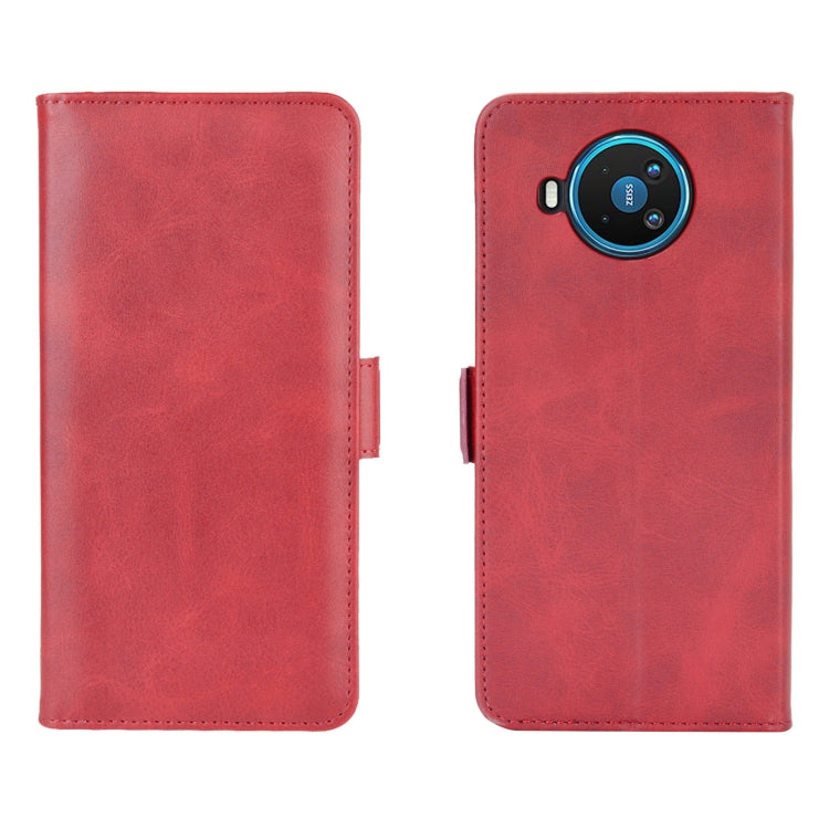 For Nokia 8.3 Dual-side Magnetic Buckle Horizontal Flip Leather Case with Holder & Card Slots & Wallet