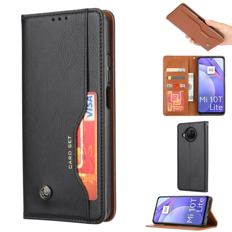 For Xiaomi Mi 10T Lite Knead Skin Texture Horizontal Flip Leather Case with Photo Frame & Holder & Card Slots & Wallet
