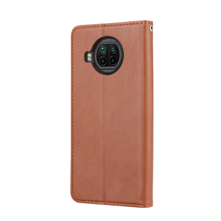 For Xiaomi Mi 10T Lite Knead Skin Texture Horizontal Flip Leather Case with Photo Frame & Holder & Card Slots & Wallet