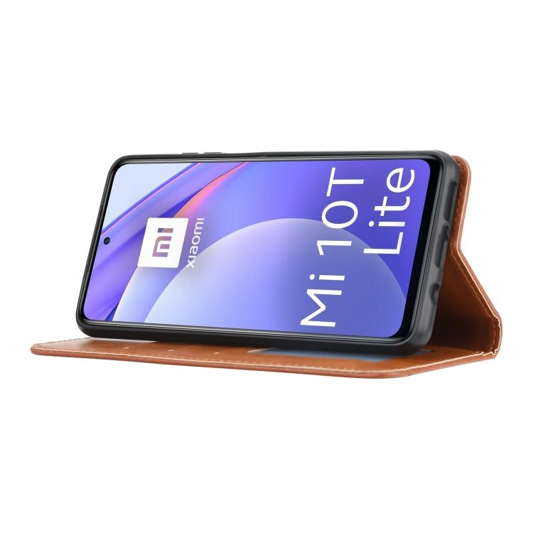 For Xiaomi Mi 10T Lite Knead Skin Texture Horizontal Flip Leather Case with Photo Frame & Holder & Card Slots & Wallet