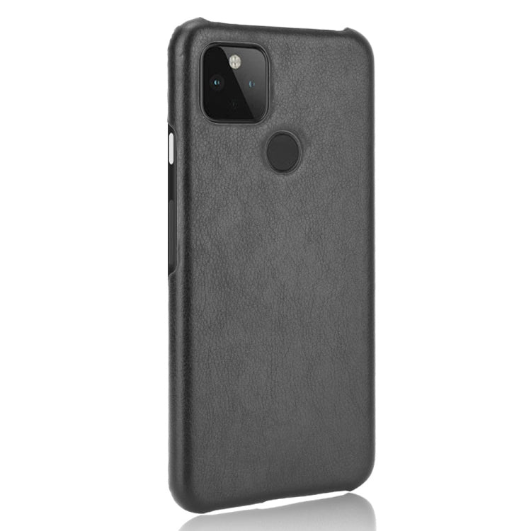 For Google Pixel 5 Shockproof Litchi Texture PC + PU Case
