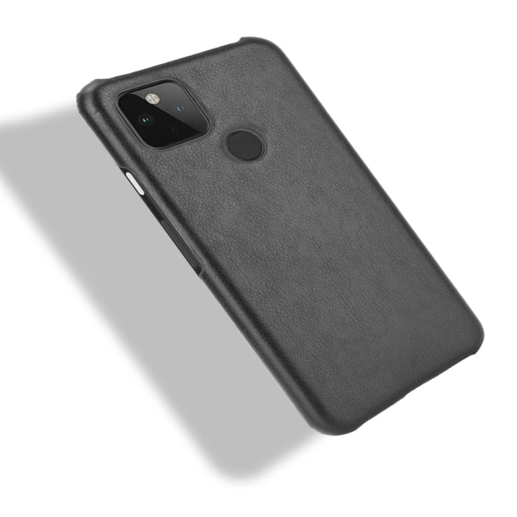 For Google Pixel 5 Shockproof Litchi Texture PC + PU Case