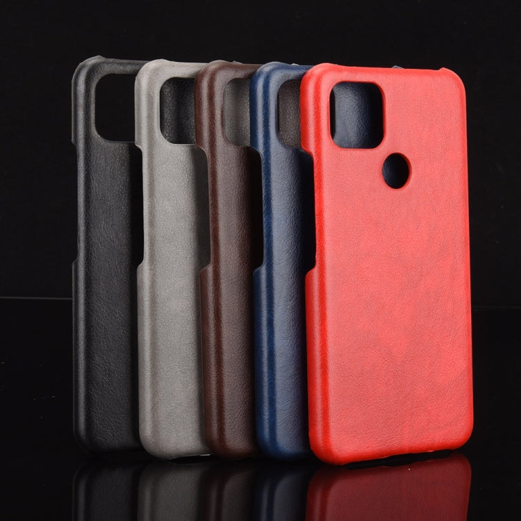 For Google Pixel 5 Shockproof Litchi Texture PC + PU Case