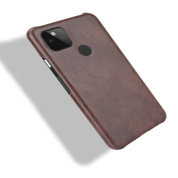 For Google Pixel 5 Shockproof Litchi Texture PC + PU Case