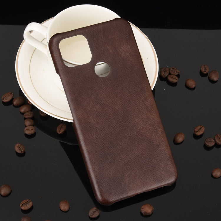 For Google Pixel 5 Shockproof Litchi Texture PC + PU Case