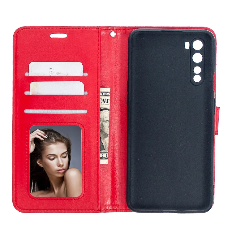 For  OnePlus Nord Crazy Horse Texture Horizontal Flip Leather Case with Holder & Card Slots & Wallet & Photo Frame