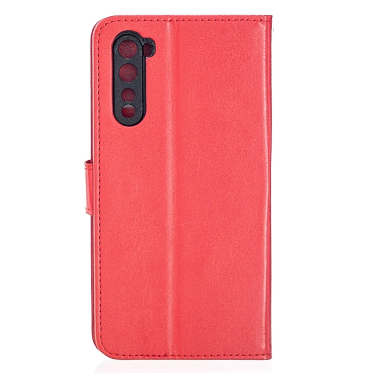 For  OnePlus Nord Crazy Horse Texture Horizontal Flip Leather Case with Holder & Card Slots & Wallet & Photo Frame