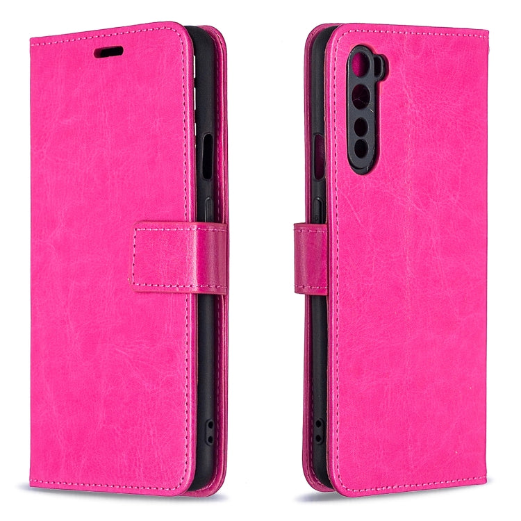 For  OnePlus Nord Crazy Horse Texture Horizontal Flip Leather Case with Holder & Card Slots & Wallet & Photo Frame