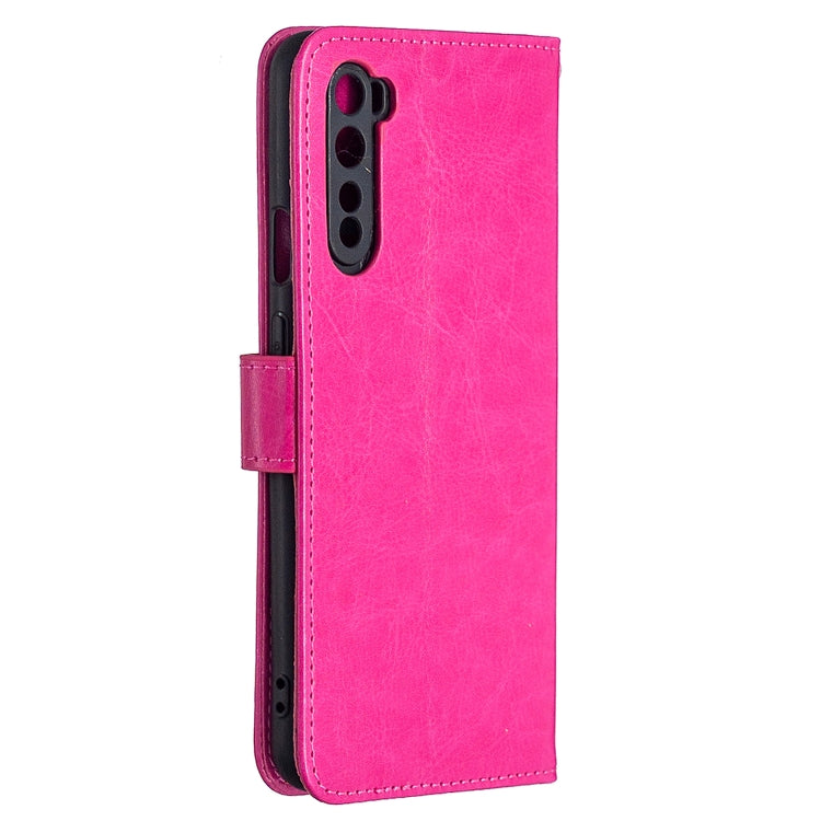 For  OnePlus Nord Crazy Horse Texture Horizontal Flip Leather Case with Holder & Card Slots & Wallet & Photo Frame