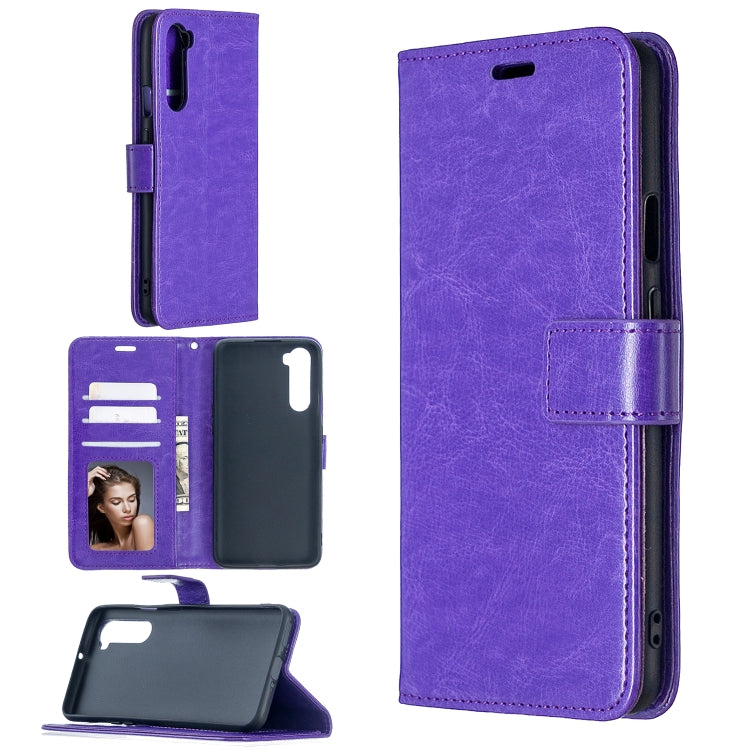 For  OnePlus Nord Crazy Horse Texture Horizontal Flip Leather Case with Holder & Card Slots & Wallet & Photo Frame