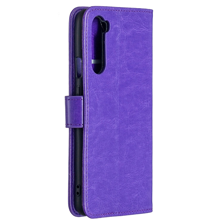 For  OnePlus Nord Crazy Horse Texture Horizontal Flip Leather Case with Holder & Card Slots & Wallet & Photo Frame