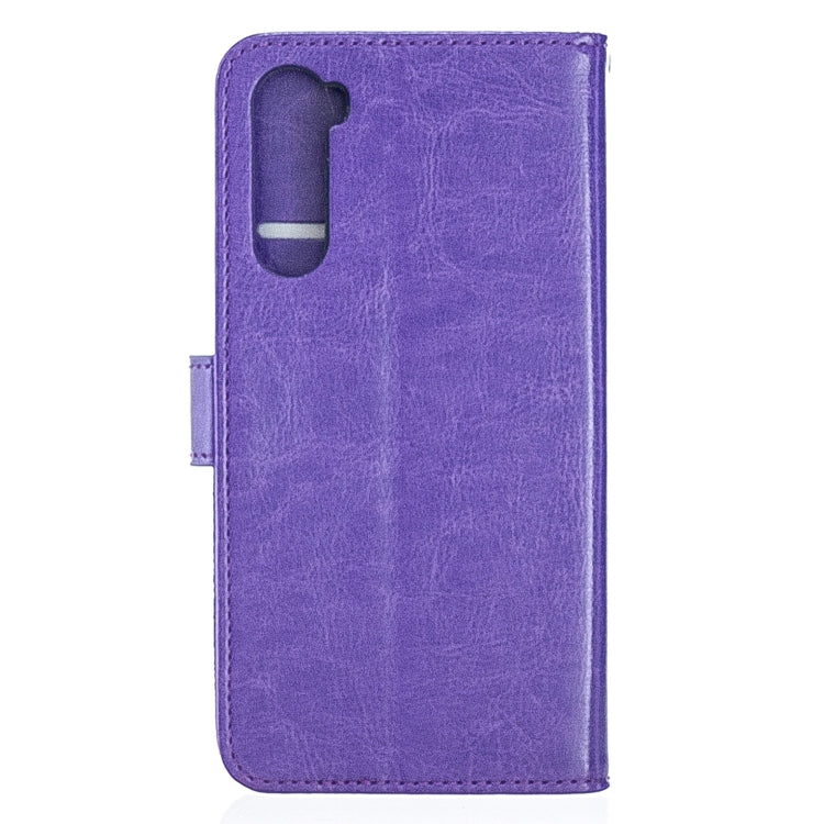 For  OnePlus Nord Crazy Horse Texture Horizontal Flip Leather Case with Holder & Card Slots & Wallet & Photo Frame