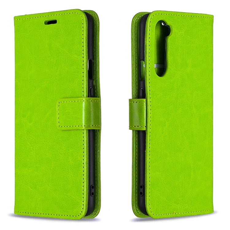 For  OnePlus Nord Crazy Horse Texture Horizontal Flip Leather Case with Holder & Card Slots & Wallet & Photo Frame