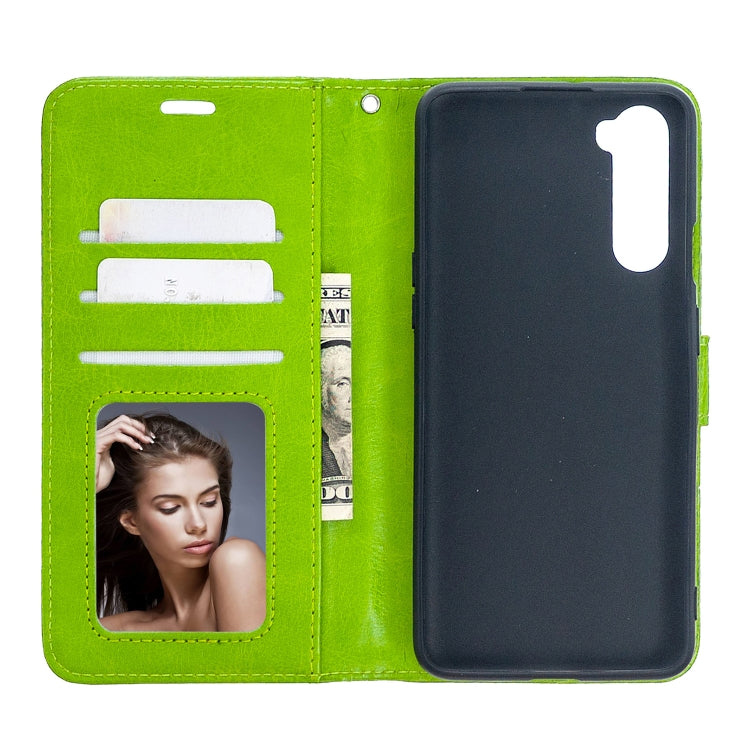 For  OnePlus Nord Crazy Horse Texture Horizontal Flip Leather Case with Holder & Card Slots & Wallet & Photo Frame
