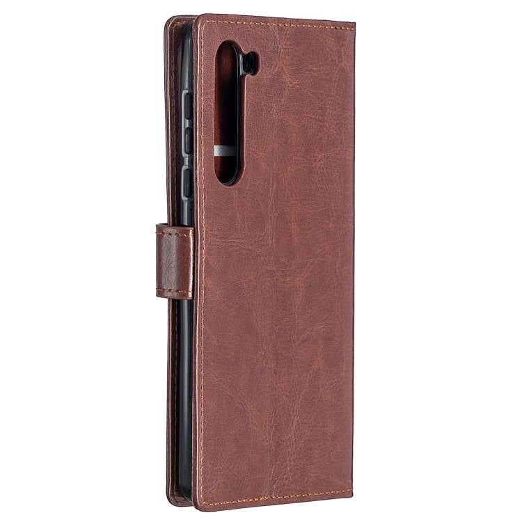 For Motorola Edge Crazy Horse Texture Horizontal Flip Leather Case with Holder & Card Slots & Wallet & Photo Frame