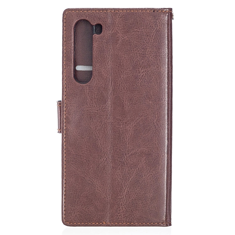 For Motorola Edge Crazy Horse Texture Horizontal Flip Leather Case with Holder & Card Slots & Wallet & Photo Frame