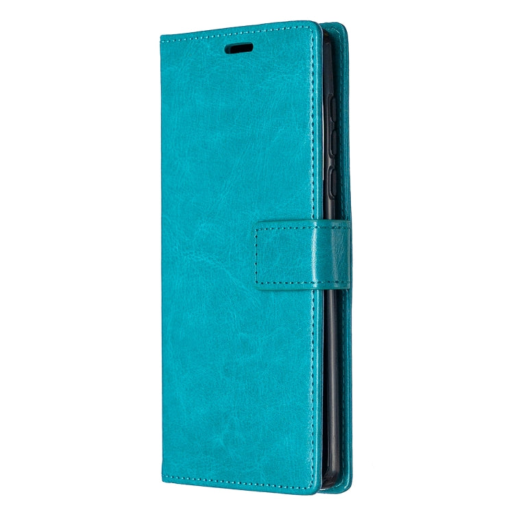For Motorola Edge Crazy Horse Texture Horizontal Flip Leather Case with Holder & Card Slots & Wallet & Photo Frame