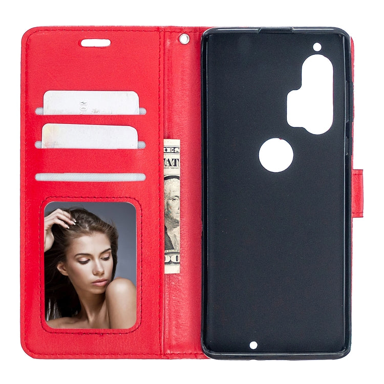 For Motorola Edge+ Crazy Horse Texture Horizontal Flip Leather Case with Holder & Card Slots & Wallet & Photo Frame