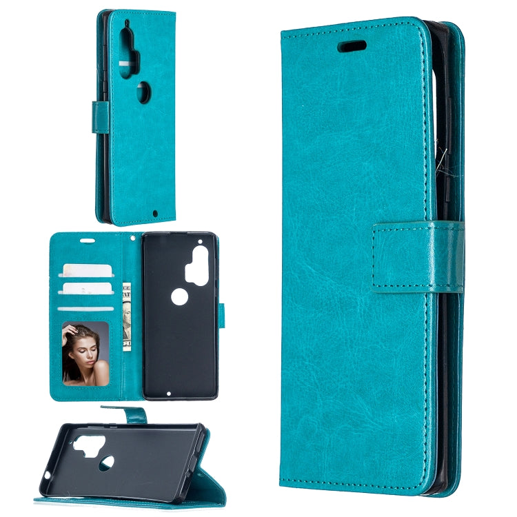 For Motorola Edge+ Crazy Horse Texture Horizontal Flip Leather Case with Holder & Card Slots & Wallet & Photo Frame