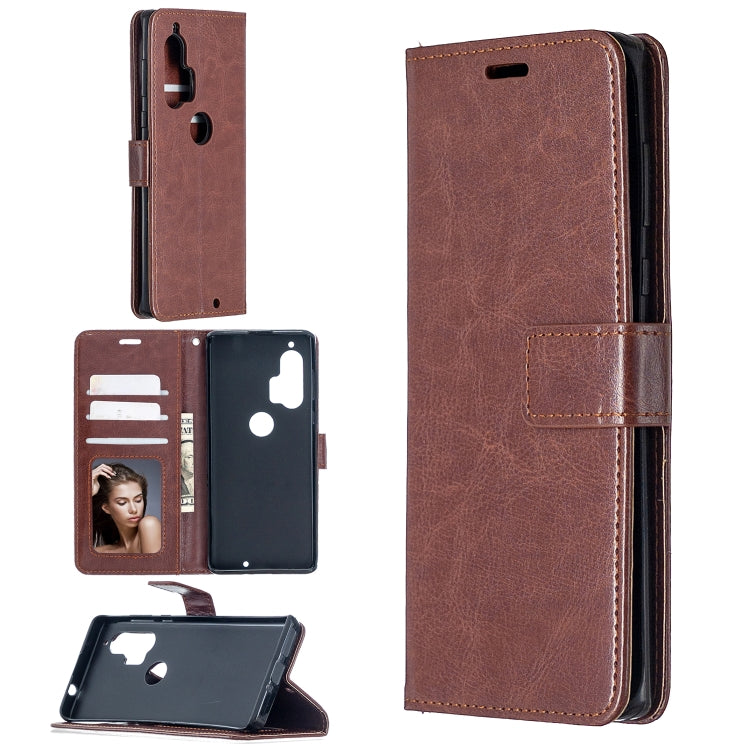 For Motorola Edge+ Crazy Horse Texture Horizontal Flip Leather Case with Holder & Card Slots & Wallet & Photo Frame