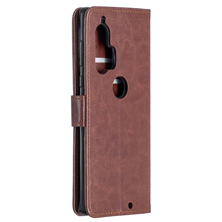 For Motorola Edge+ Crazy Horse Texture Horizontal Flip Leather Case with Holder & Card Slots & Wallet & Photo Frame