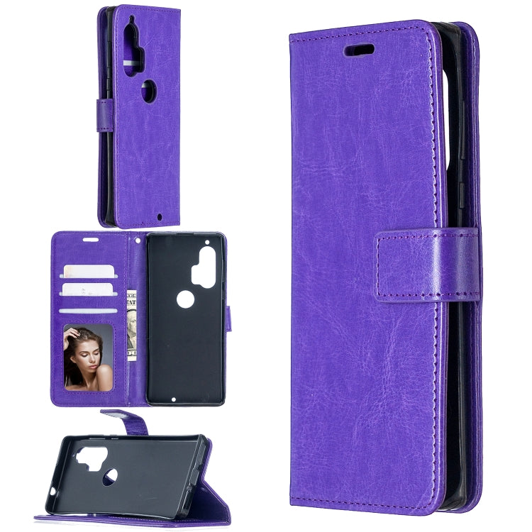 For Motorola Edge+ Crazy Horse Texture Horizontal Flip Leather Case with Holder & Card Slots & Wallet & Photo Frame