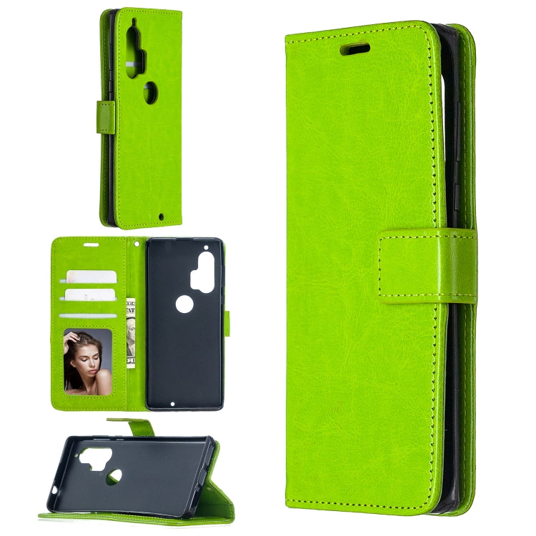 For Motorola Edge+ Crazy Horse Texture Horizontal Flip Leather Case with Holder & Card Slots & Wallet & Photo Frame