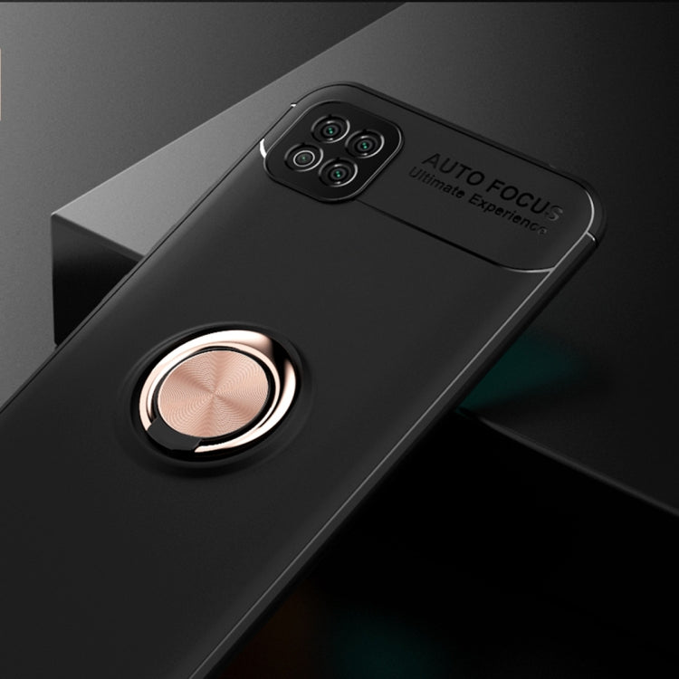 For Xiaomi Poco C3 Metal Ring Holder 360 Degree Rotating TPU Case