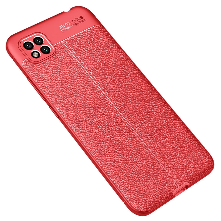 For Xiaomi Poco C3 Litchi Texture TPU Shockproof Case