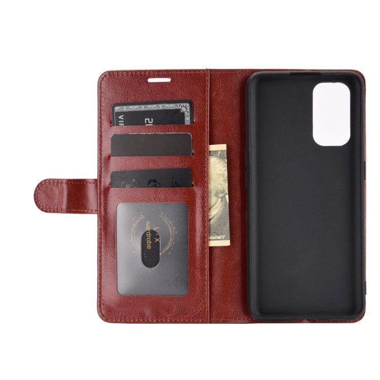 For OPPO Realme X7 Pro R64 Texture Single Horizontal Flip Protective Case with Holder & Card Slots & Wallet& Photo Frame