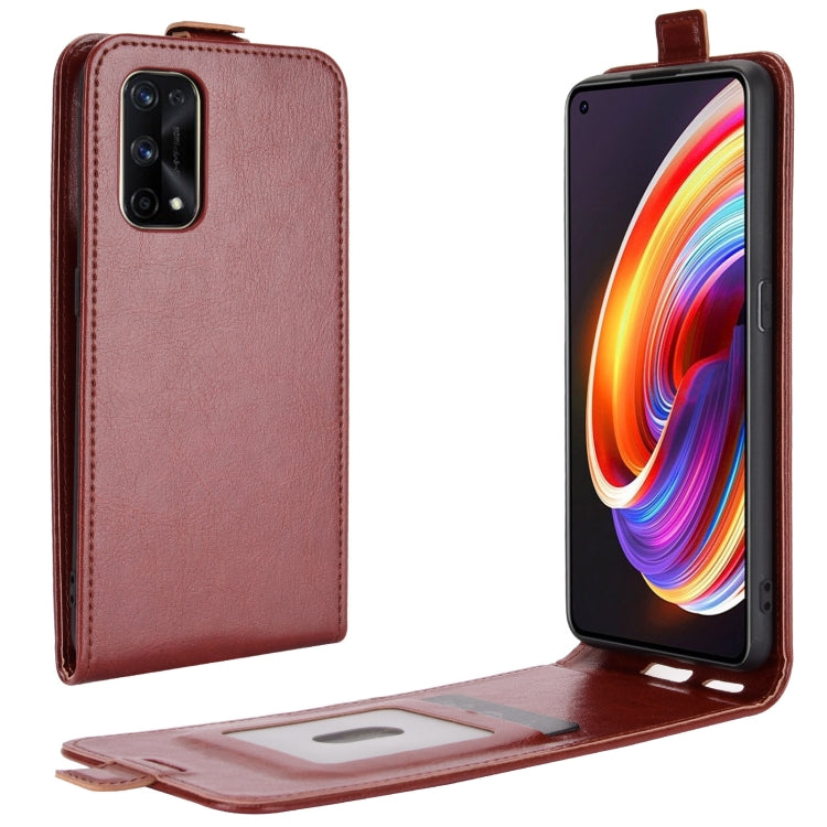 For OPPO Realme X7 Pro R64 Texture Single Vertical Flip Leather Protective Case with Card Slots & Photo Frame