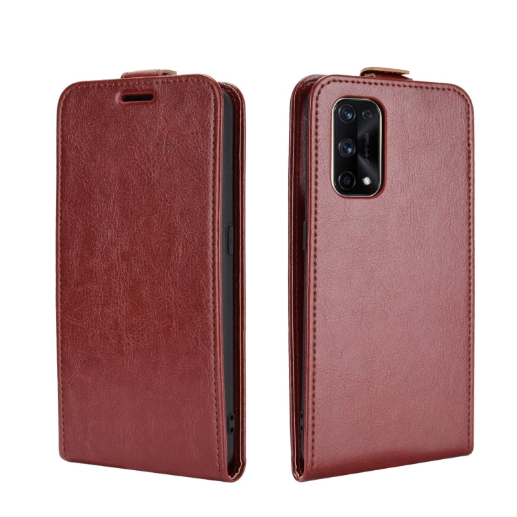 For OPPO Realme X7 Pro R64 Texture Single Vertical Flip Leather Protective Case with Card Slots & Photo Frame