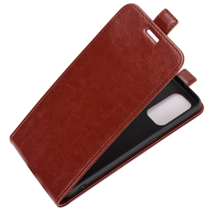 For OPPO Realme X7 Pro R64 Texture Single Vertical Flip Leather Protective Case with Card Slots & Photo Frame