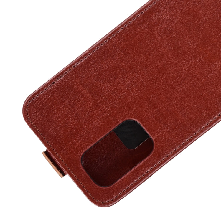 For OPPO Realme X7 Pro R64 Texture Single Vertical Flip Leather Protective Case with Card Slots & Photo Frame