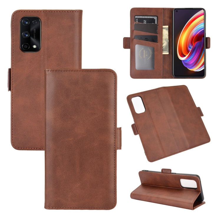 For OPPO Realme X7 Pro Dual-side Magnetic Buckle Horizontal Flip Leather Case with Holder & Card Slots & Wallet