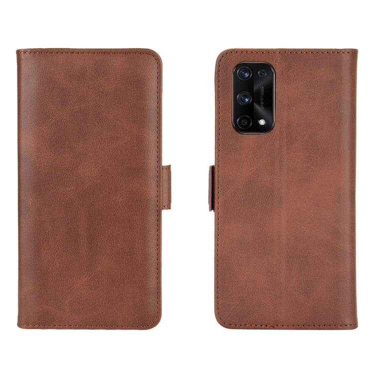For OPPO Realme X7 Pro Dual-side Magnetic Buckle Horizontal Flip Leather Case with Holder & Card Slots & Wallet