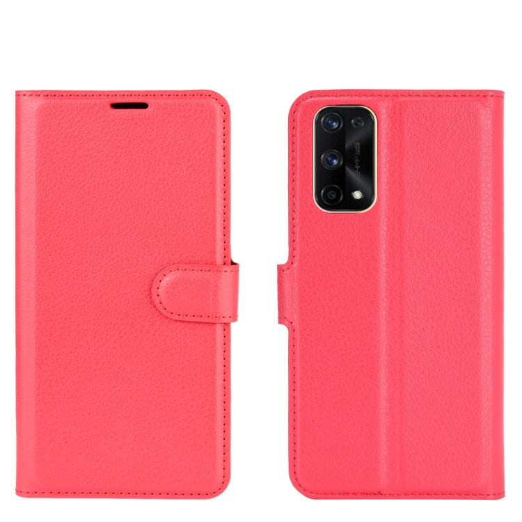 For OPPO Realme X7 Pro Litchi Texture Horizontal Flip Protective Case with Holder & Card Slots & Wallet