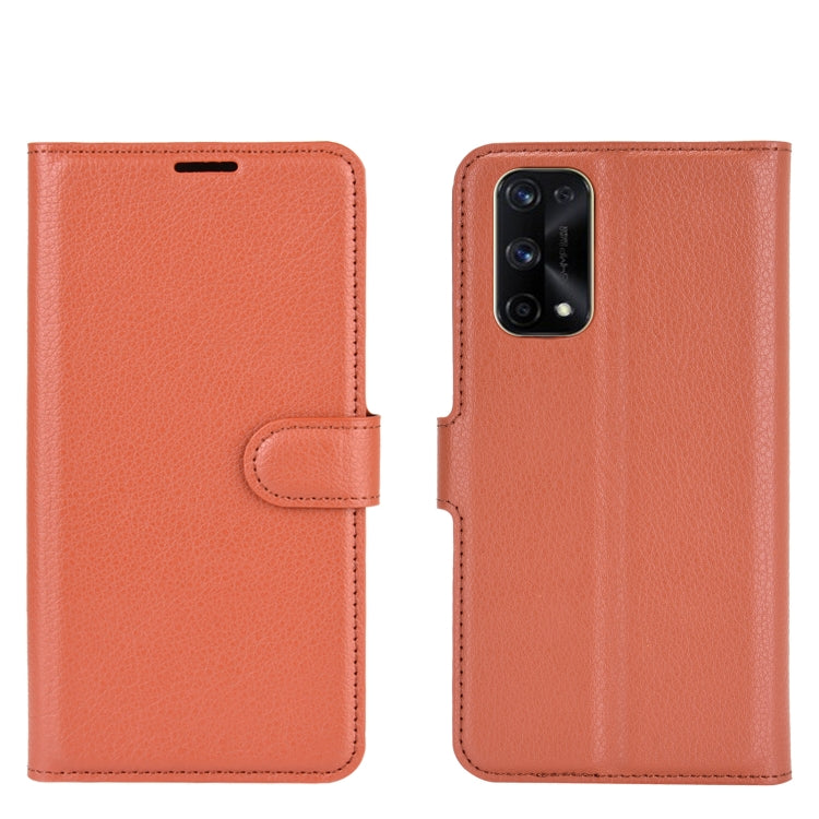 For OPPO Realme X7 Pro Litchi Texture Horizontal Flip Protective Case with Holder & Card Slots & Wallet