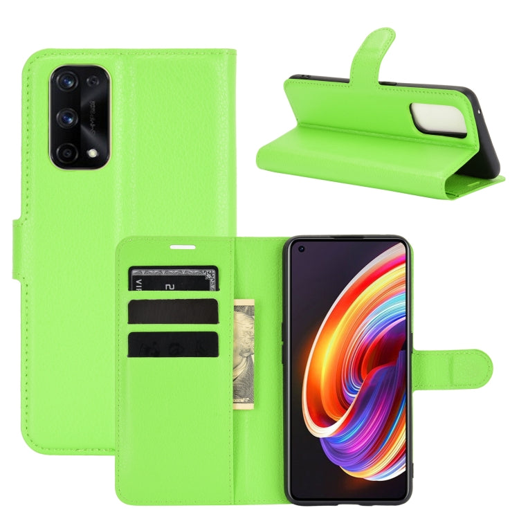 For OPPO Realme X7 Pro Litchi Texture Horizontal Flip Protective Case with Holder & Card Slots & Wallet