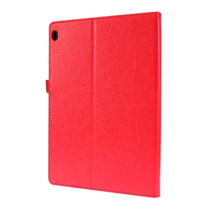 For  Lenovo Tab M10 10.1 2-Folding Business Horizontal Flip PU Leather Case with Card Slots & Holder