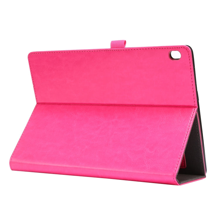 For  Lenovo Tab M10 10.1 2-Folding Business Horizontal Flip PU Leather Case with Card Slots & Holder
