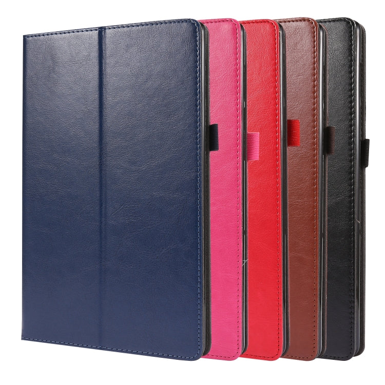 For  Lenovo Tab M10 10.1 2-Folding Business Horizontal Flip PU Leather Case with Card Slots & Holder