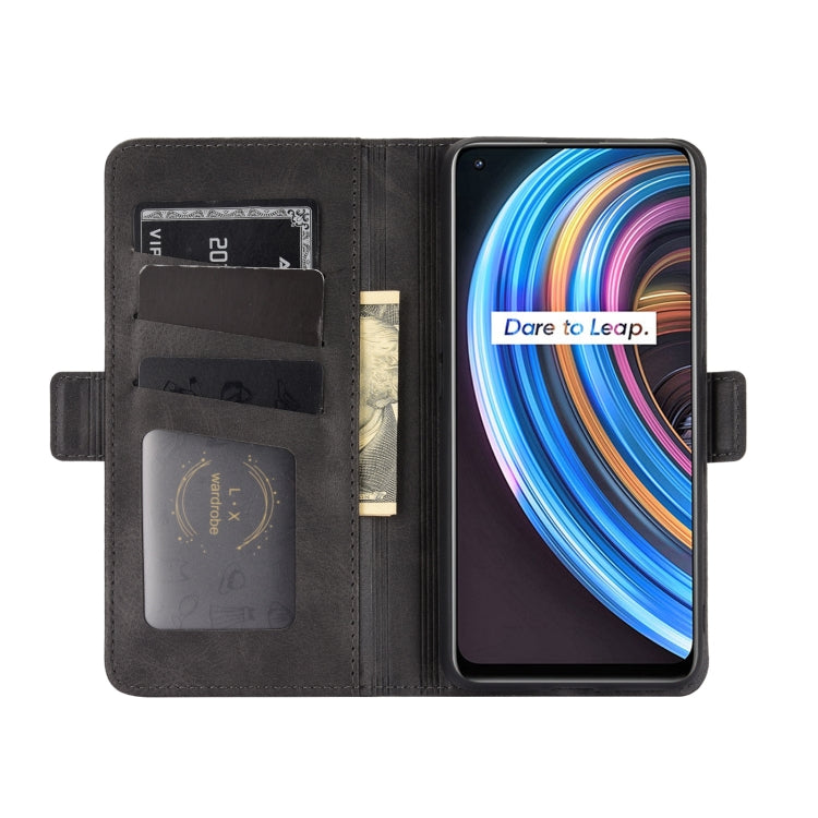 For Oppo Realme X7 Dual-side Magnetic Buckle Horizontal Flip Leather Case with Holder & Card Slots & Wallet