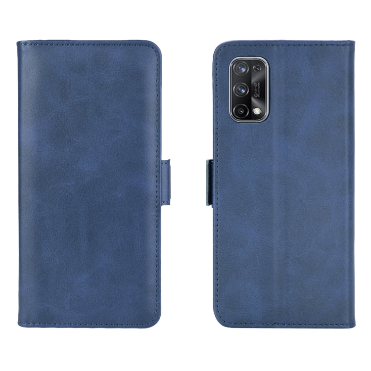 For Oppo Realme X7 Dual-side Magnetic Buckle Horizontal Flip Leather Case with Holder & Card Slots & Wallet