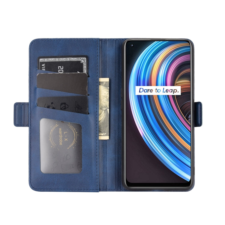 For Oppo Realme X7 Dual-side Magnetic Buckle Horizontal Flip Leather Case with Holder & Card Slots & Wallet