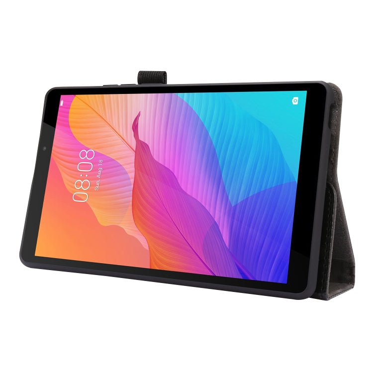 For Huawei MatePad T8 8.0 2-Folding Business Horizontal Flip PU Leather Case with Card Slots & Holder