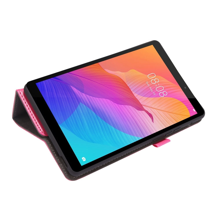 For Huawei MatePad T8 8.0 2-Folding Business Horizontal Flip PU Leather Case with Card Slots & Holder