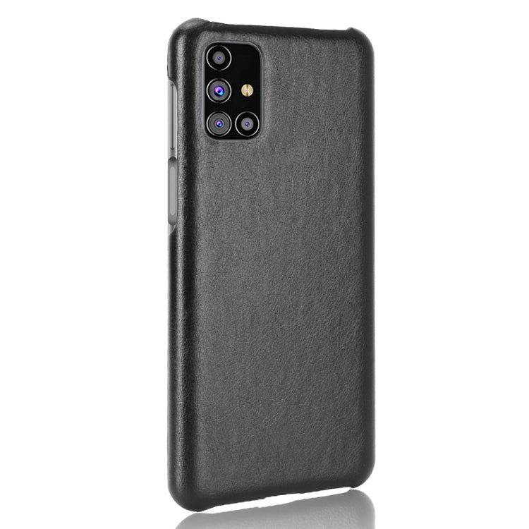 For Samsung Galaxy M31s Shockproof Litchi Texture PC + PU Case