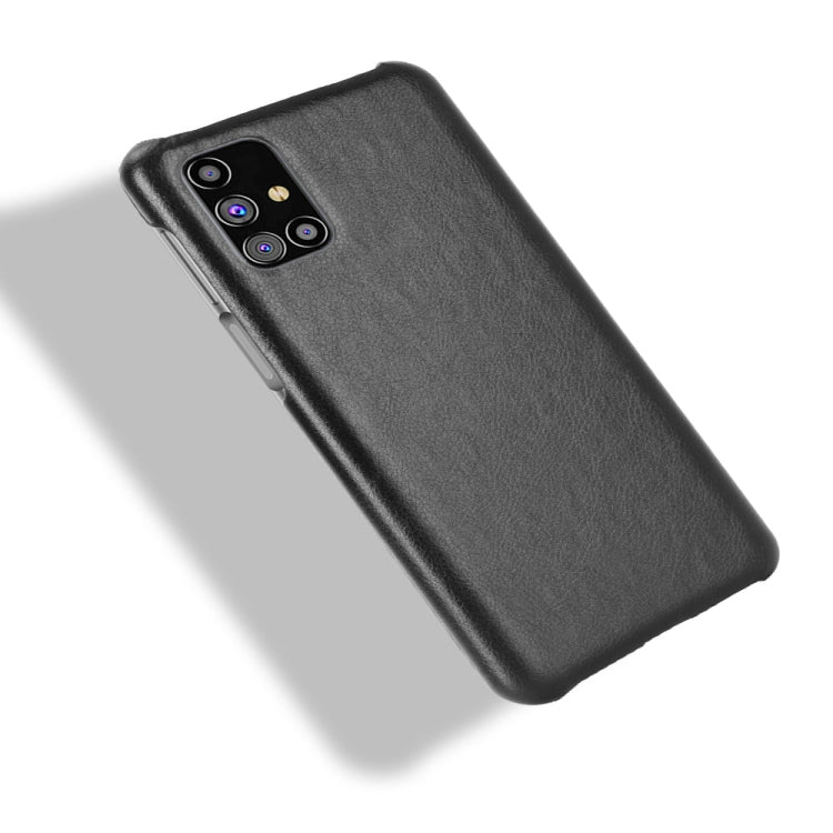 For Samsung Galaxy M31s Shockproof Litchi Texture PC + PU Case
